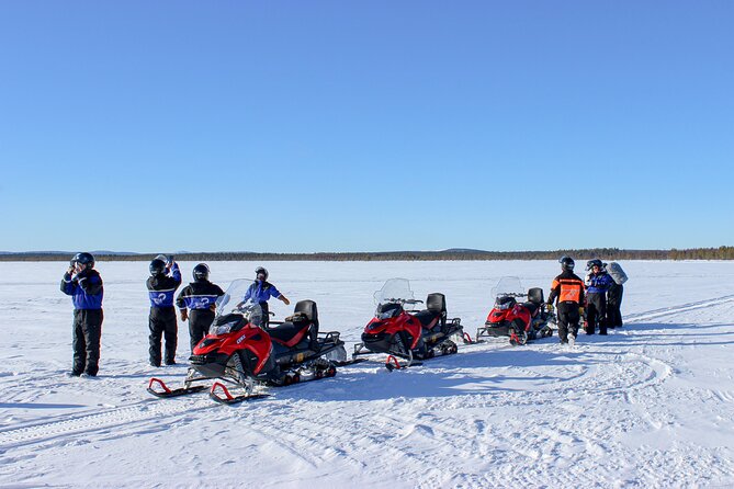 3 Hour Snowmobile Safari Around Levi with Coffee Break - What two people sharing one snowmobile means
