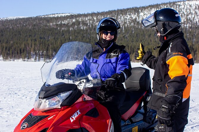 3 Hour Snowmobile Safari Around Levi with Coffee Break - Who will get the most from this safari