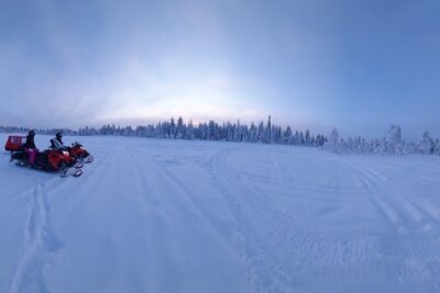 3H Private Snowmobile Experience in Rovaniemi’s Forest