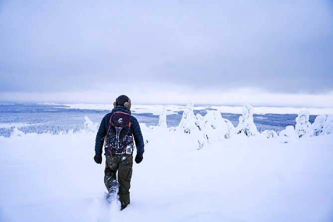 Arctic Adventure through Magical Frozen Forests of Riisitunturi - Getting ready for the 4-kilometre forest hike