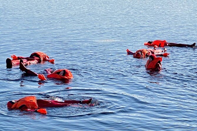 Arctic Ice floating in Puumala - Lake Saimaa stories before the suit goes on