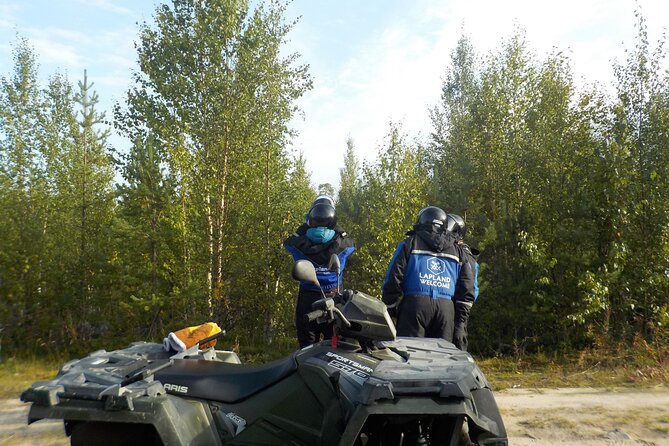 ATV Quad Bike Experience - From central Rovaniemi to the forest