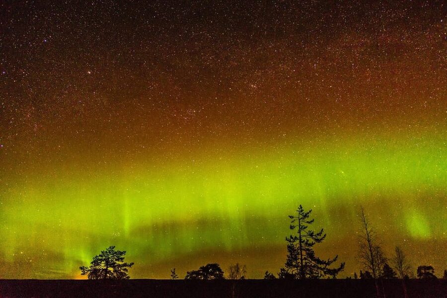 Auroras Northern Lights in Saariselka - Five hours gives the sky time to change