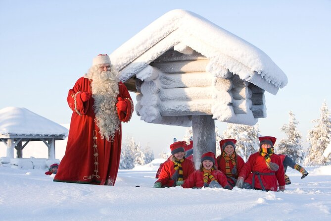 Daytour to Santa Claus Village, Reindeer and Husky Safaris, Photo, and Lunch - Meeting Santa at the Santa Claus Office