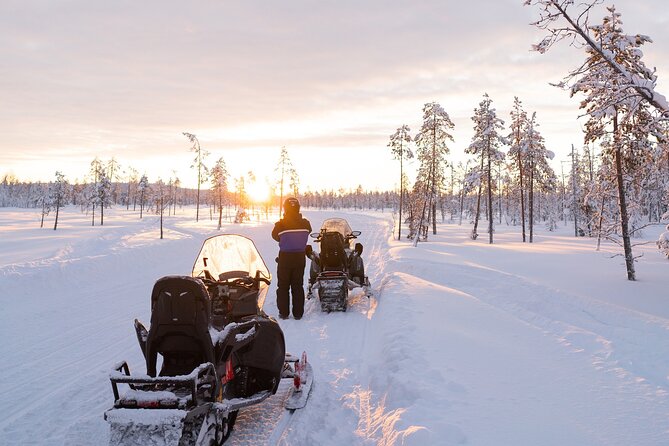 Evening Snowmobile Safari in Rovaniemi - A night ride from Arctic Circle Snowmobile Park