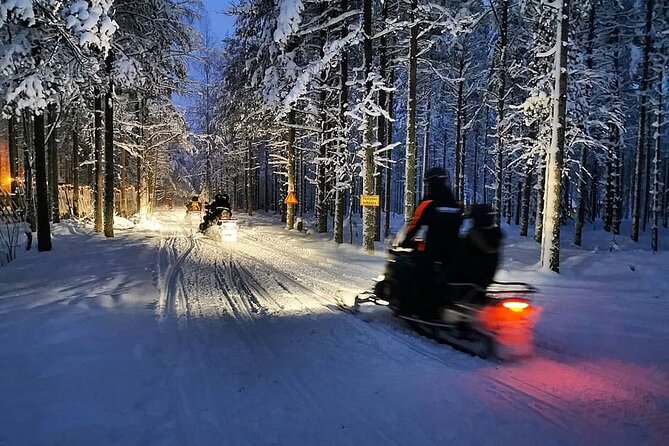 Evening Snowmobile Safari in Rovaniemi - The Northern Lights are a bonus, not the plan