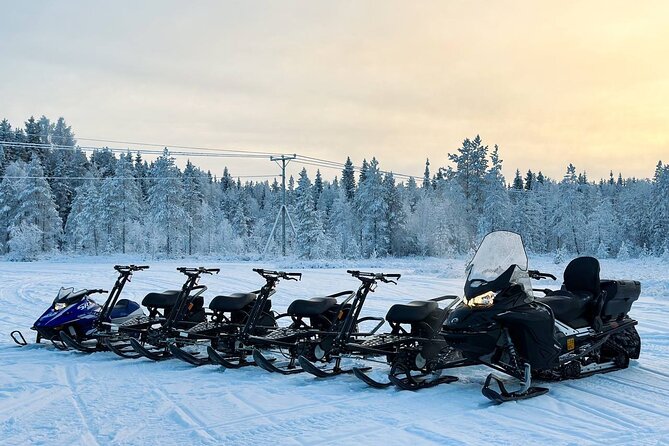 Expedition "INTO THE WILD" Safari and Lunch in Glass Igloo - Riding the scooters through Lapland
