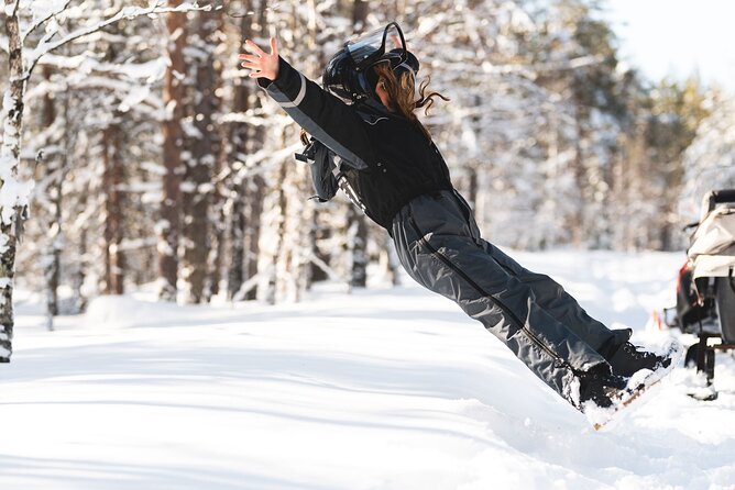 Family Snowmobile Safari from Santa Claus Village - Campfire food and a warm Finnish pause