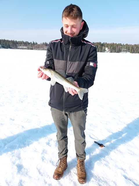 From Helsinki: Bodom Lake Ice Fishing with Food & Drinks - Dress as if the lake is colder than the city