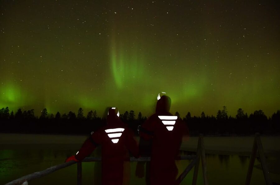 From Rovaniemi: Ice Floating under Aurora Borealis - Leaving Rovaniemi for the frozen lake