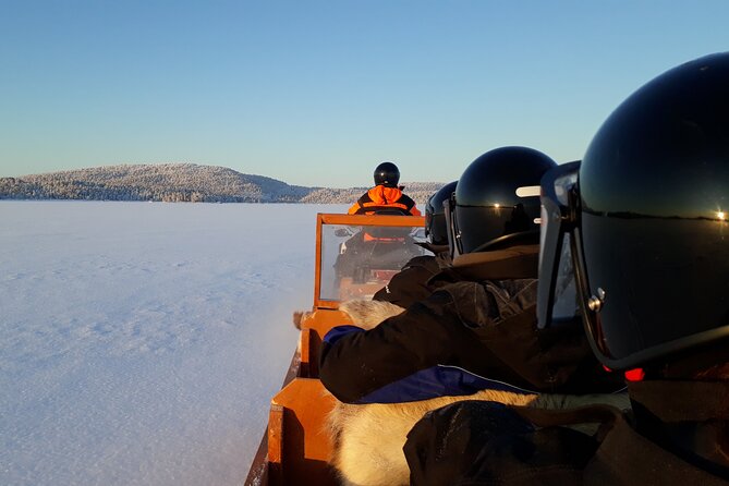 From Saariselkä: Ice Fishing Tour to Lake Inari, reindeers &lunch - From Saariselkä to the ice at Lake Inari