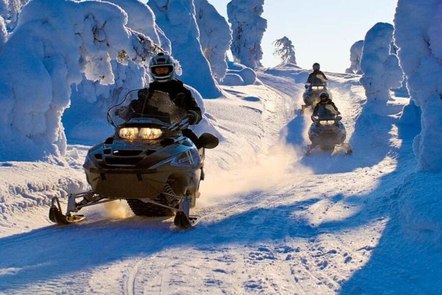 From Sirkka: Lapland Snowmobile Safari in Levi - Leaving Levi for the snowy trails