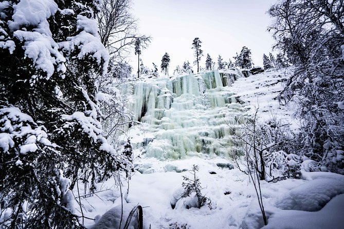 Frozen Waterfalls of Korouoma Canyon tour with Pro Photos & BBQ - The 8:00 am start and ride from Rovaniemi