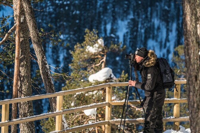Frozen Waterfalls of Korouoma Canyon tour with Pro Photos & BBQ - Frozen waterfalls, canyon views, and photography