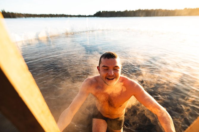 Full Day Lapland Tour, including Lunch and Dinner - Arctic lake swimming and the practical realities