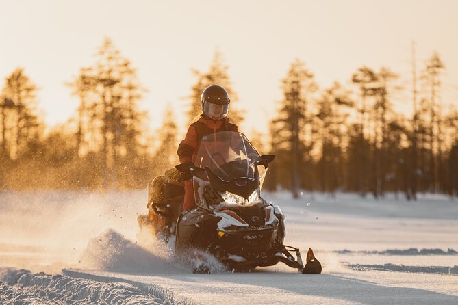 Full Day Snowmobile Safari into the Lappish Wilderness in Rovaniemi - The first ride through the Lappish wilderness
