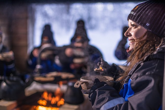 Full Day Snowmobile Safari into the Lappish Wilderness in Rovaniemi - Open snow and room to ride