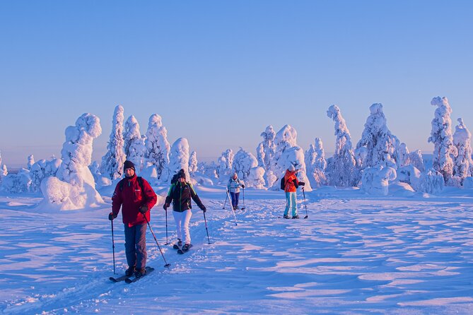 Full-Day Snowshoeing Adventure in Amethyst Mine Pyhä Luosto - A hot snack around the fire