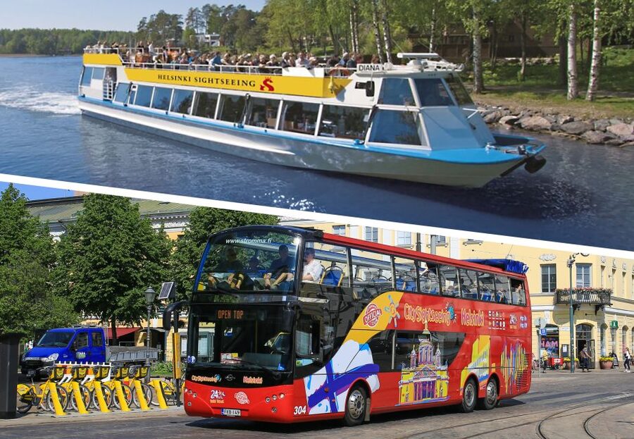 Helsinki by Bus and Boat 24-Hour Combo Ticket - Audio commentary, Wi-Fi, and weather protection