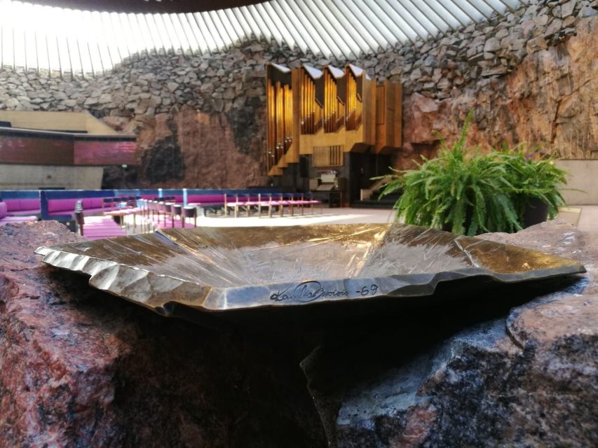 Helsinki: Temppeliaukio Church Entrance Ticket - Entering a church carved into Helsinki’s granite