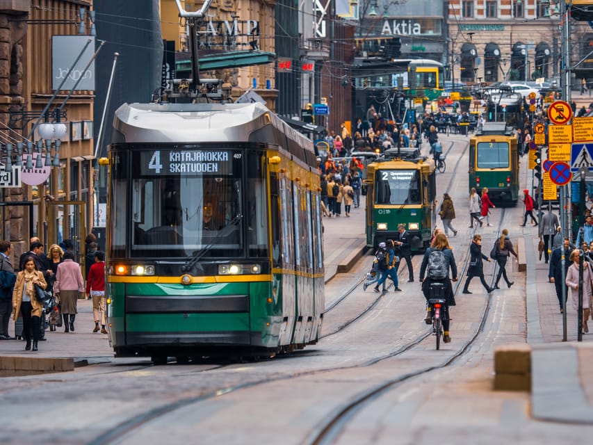 Helsinki: Tram Tour - Helsinki Central Station and the Final Tram Ride