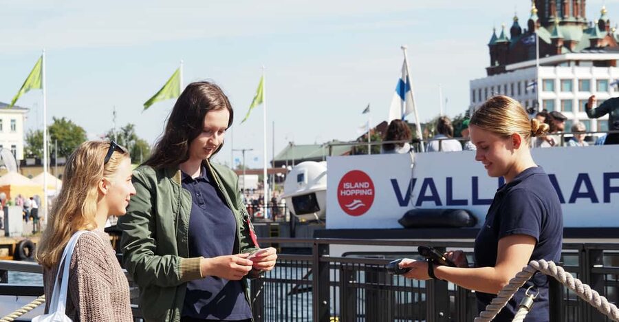 Helsinki: Vallisaari Fortress Island Ferry Ticket - Cafés, water points, and a slower island day