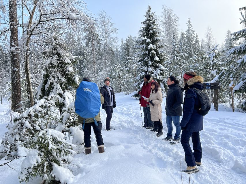 Helsinki: Winter Wonderland Liesjärvi National Park Hike - A Finnish lunch beside the campfire