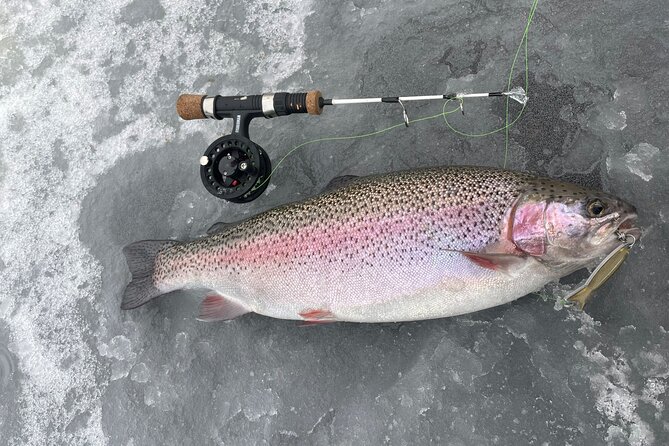 ICE FISHING experience - One hour on the frozen lake or river