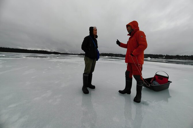 Ice fishing experience with Backpacker Helsinki Tour - Why ice fishing makes a fine Helsinki winter outing