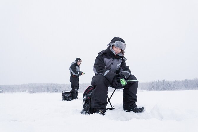 Ice Fishing on a Frozen Lake in Levi - What this Levi ice-fishing trip is really about