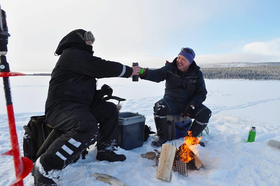 Ice fishing program in Lapland - Learning the Local Art of Ice Fishing