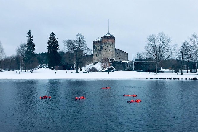 Ice-Floating Experience in Savonlinna - Meeting at Riihisaari and getting ready