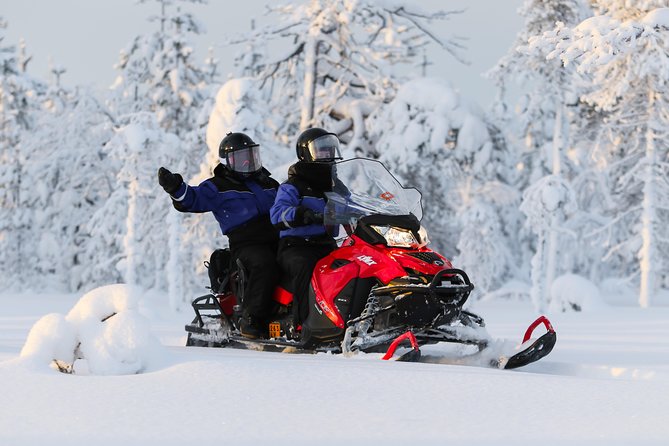 In Pursuit of Reindeer - Snowmobile safari to reindeer farm in Rovaniemi - Getting ready for the snowmobile ride