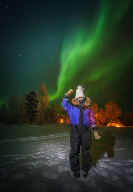 Ivalo: Lake Inari Northern Lights Tour w/ Reindeer & Dinner - Leaving Ivalo for Koppelo