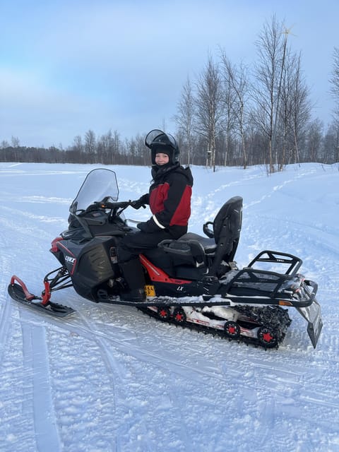 Ivalo: Snowmobile Safari, Meet and Feed Reindeers with Lunch - Timing, age rules, and comfort