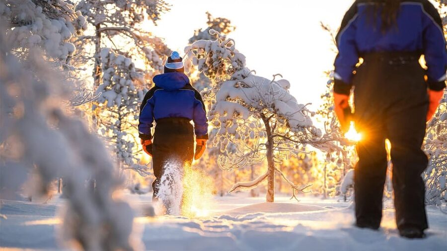 Kemi-Tornio: Nature tour with snowshoes - The short transfer to the trailhead