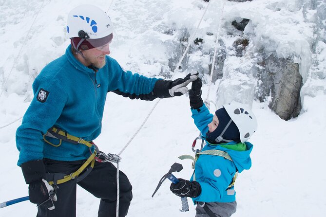 Kid’s Ice Climbing Adventure in Pyhä-Luosto, Finland - A short walk from Hotel Pyhätunturi