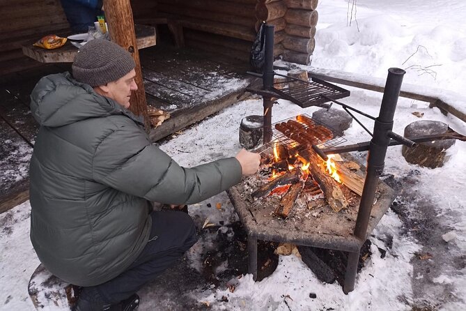 Korouoma Canyon: Frozen Waterfalls Hike & BBQ Experience - Hiking the forest trails for about three hours