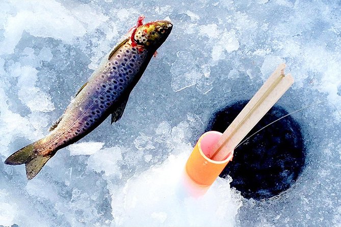 Lakeside Sauna Trip with Ice Fishing and Ice Swimming - What the included gear means for you
