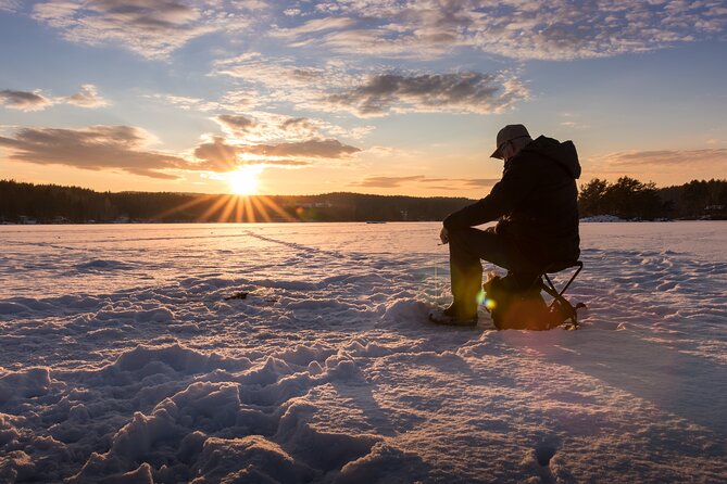 Lapland Ice Fishing Experience from Rovaniemi - The campfire meal is the warm reward