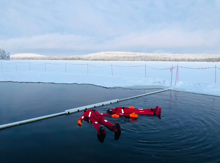 Lapland: Ice Fishing, Floating & BBQ Snow Adventure - Learning the slow art of ice fishing