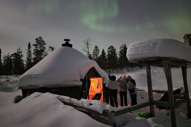 Lapland In A Day - Reindeer, Sledding, Snowmobile & Nature - Riding Behind A Snowmobile