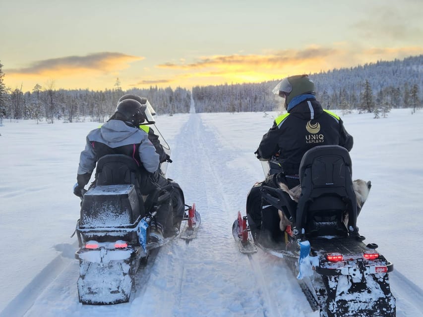 Lapland: Private Snowmobile Safari with arctic Local Guide - Evening Rides and the Northern Lights