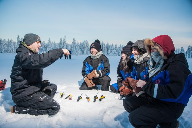 Lappish Lunch Break -Snowmobiling, ice fishing and tasty food - Key points at a glance