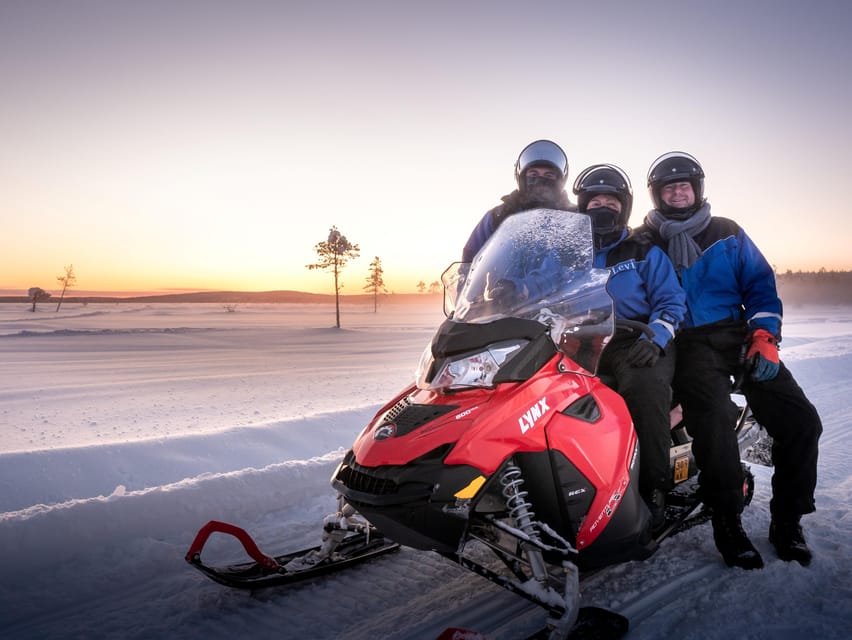 Levi: Easy Snowmobile Tour Perfect for Beginners - A gentle first ride through Levi’s winter country