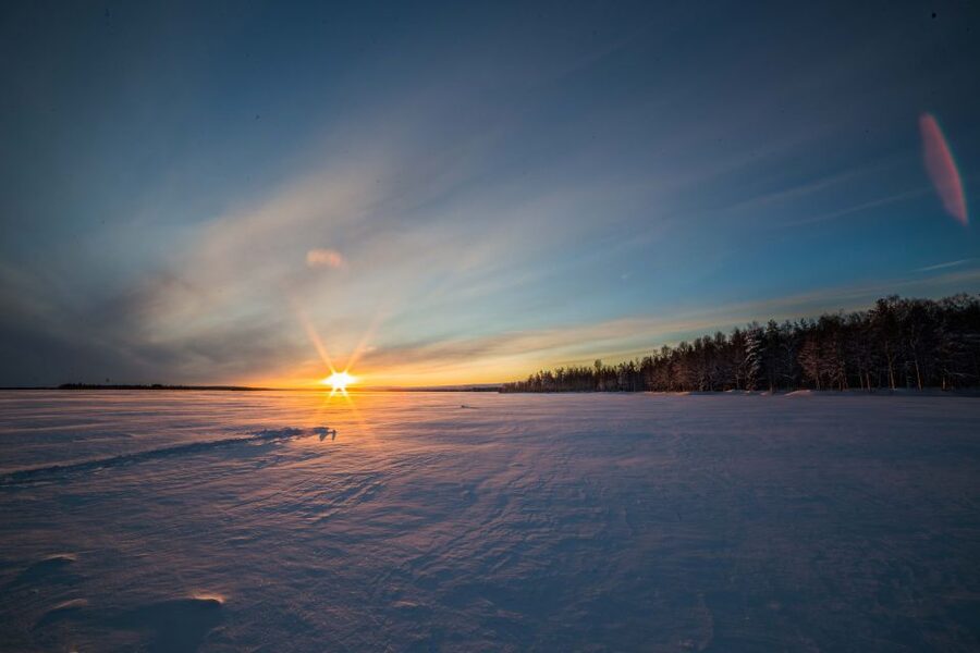 Levi: Ice Fishing on a Frozen Lake - Who will enjoy this outing most