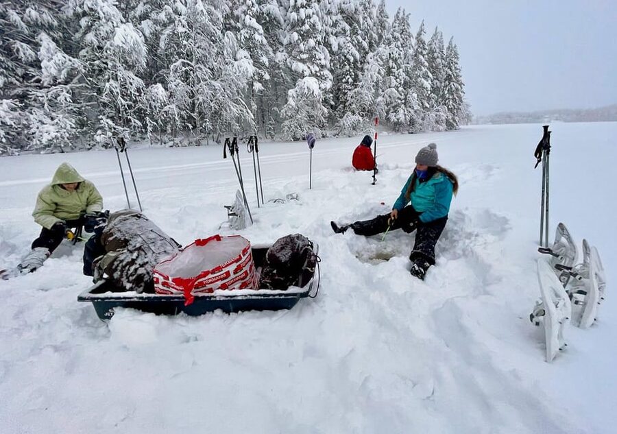 Levi: Ice Fishing Trip in a small group - Why the small group matters