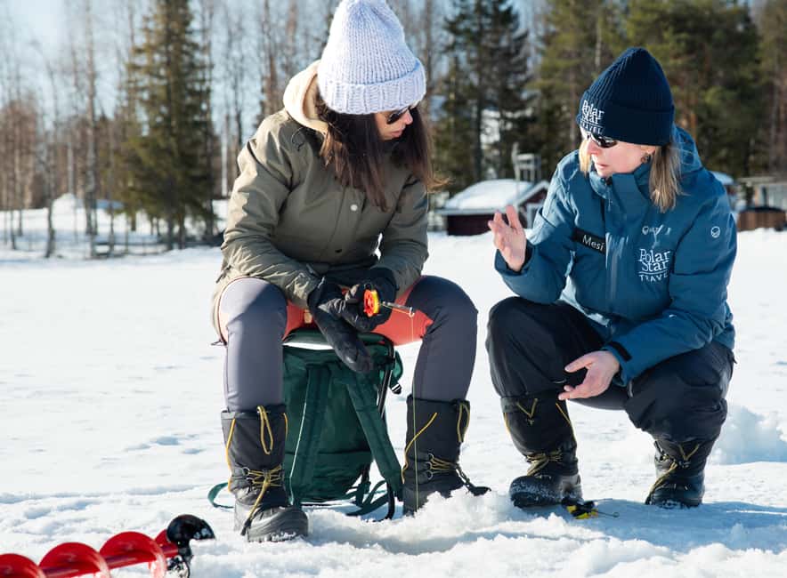 Levi Lapland: Arctic Ice-Fishing - Leaving Levi for the frozen lake