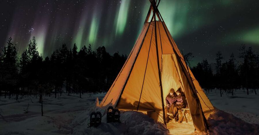 Levi: Northern Lights Campfire - How the Northern Lights part really works