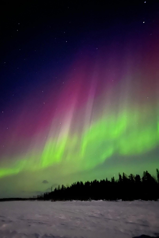 Levi: Northern Lights in Peace and Privacy - by Private Lake - Why the private lake changes the evening